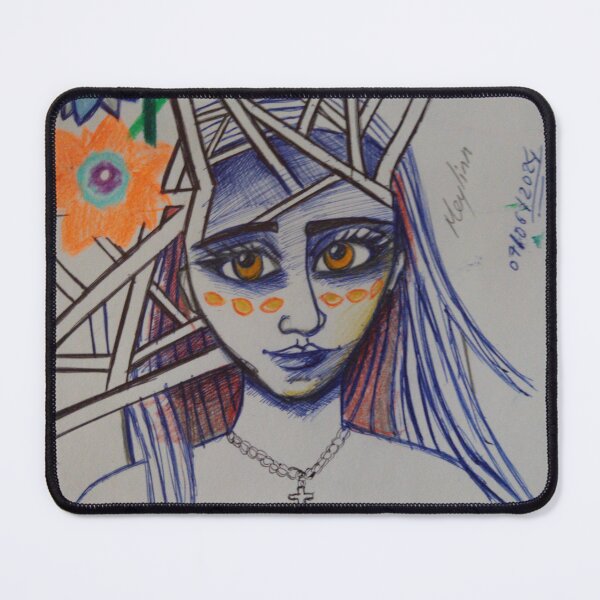 Item preview, Girl and flowers designed and sold by Elzbieta Kolorowa.