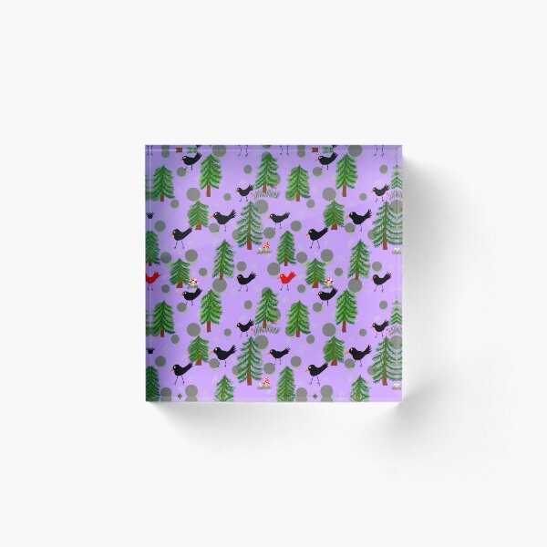 Item preview, Trees and birds_summer designed and sold by NeonEye-Designs.