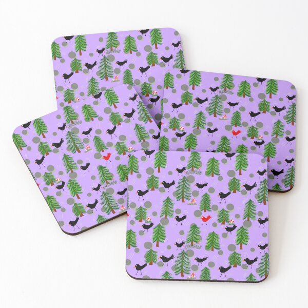 Item preview, Trees and birds_summer designed and sold by NeonEye-Designs.