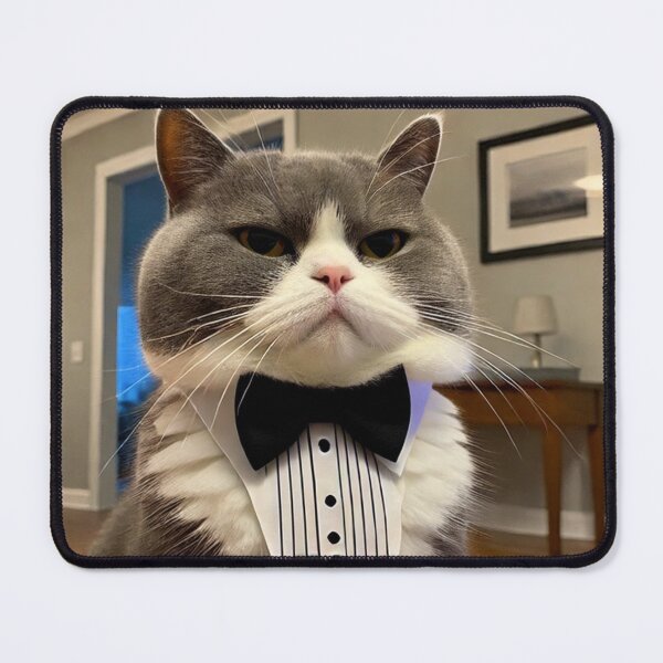 Item preview, Tuxedo Cat Meme - Dressed to Impress designed and sold by CatmemesArt.