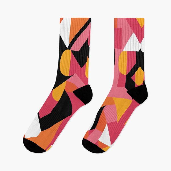 Item preview, Vintage Geometric art print pattern designed and sold by Kamoufleur.