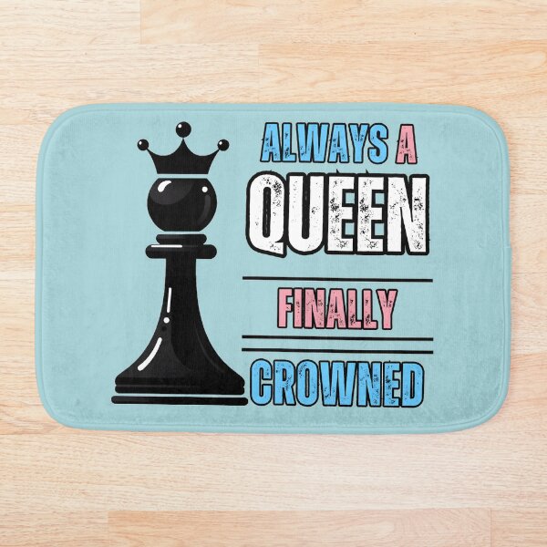Item preview, LGBTQ+ Pride: "Always a Queen, Finally Crowned" Pawn Promotion designed and sold by Nabucodonoshop.