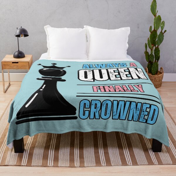 Item preview, LGBTQ+ Pride: "Always a Queen, Finally Crowned" Pawn Promotion designed and sold by Nabucodonoshop.