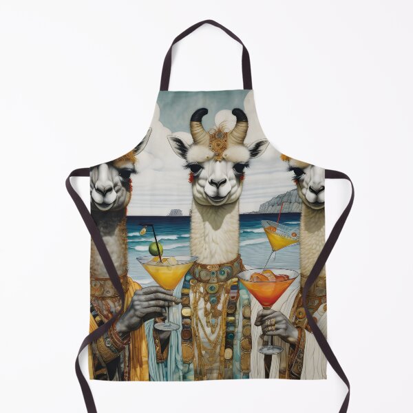 Item preview, funny llamas drinking cocktails designed and sold by Mauswohn.