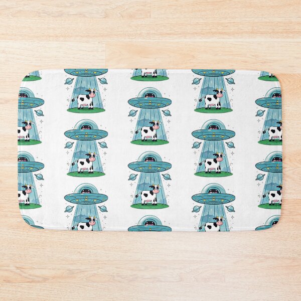 Item preview, Alien spaceship over cow designed and sold by BlissfulBlossom.