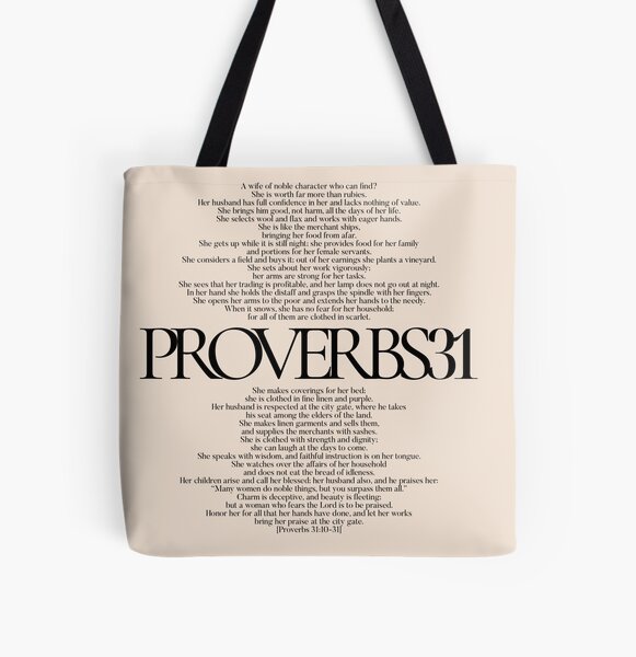 A Wife of Noble Character Who Can Find {Tote Bag} A Wife of Noble Character Who Can Find {Tote Bag}