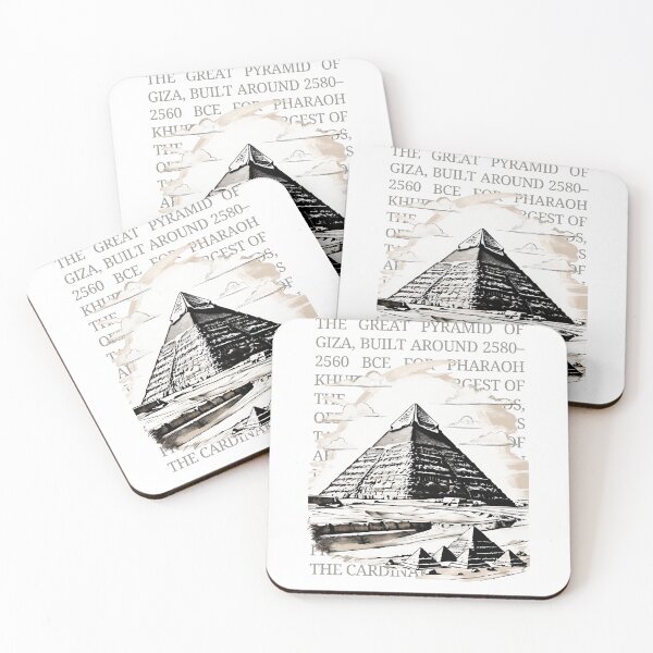 Item preview, Pyramids of Giza vintage sketch by CallisC Arts ⭐⭐⭐⭐⭐ designed and sold by CallisC-Arts.