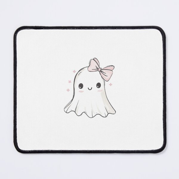 Item preview, Cute Cartoon Ghost With Pink Bow Illustration designed and sold by Jerhus.