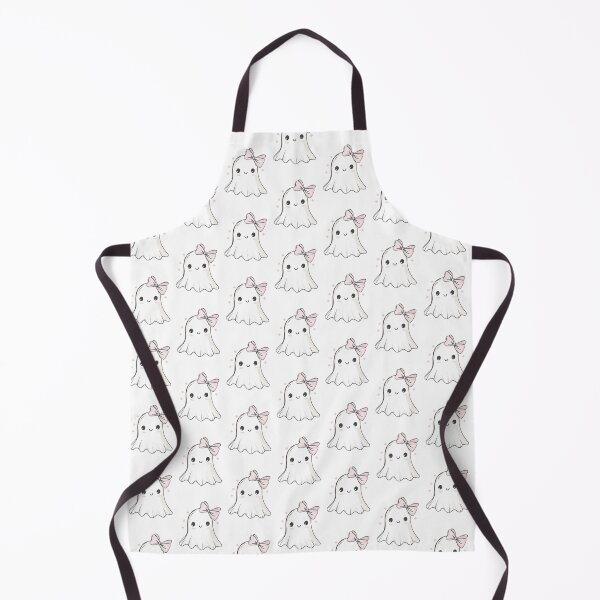 Item preview, Cute Cartoon Ghost With Pink Bow Illustration designed and sold by Jerhus.