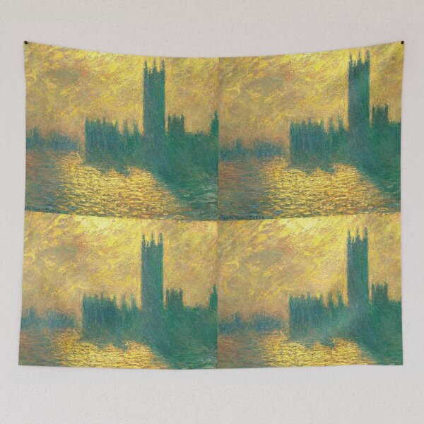 Item preview, Houses of Parliament by Claude Monet designed and sold by ArtUnova.