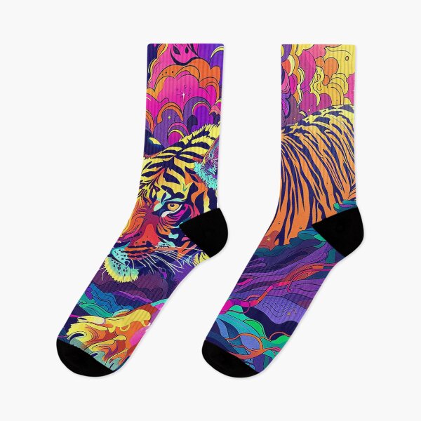 Artikelvorschau, Tiger-Illustrationskunst entworfen und verkauft von nomiraclehere.