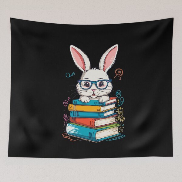 Item preview, Reading Bunny Funny Books Reading Design designed and sold by LuminOrb.