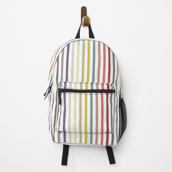 Item preview, colorful Vertical Stripes on white designed and sold by colorofmagic.