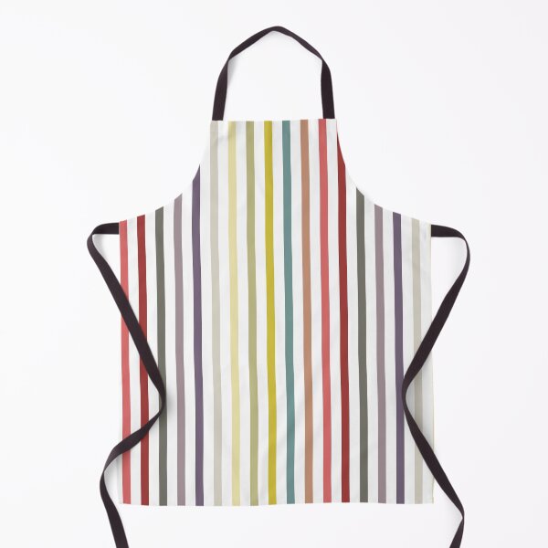 Item preview, colorful Vertical Stripes on white designed and sold by colorofmagic.