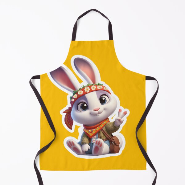 Item preview, Hippie Rabbit Bunny designed and sold by Greenbessela.