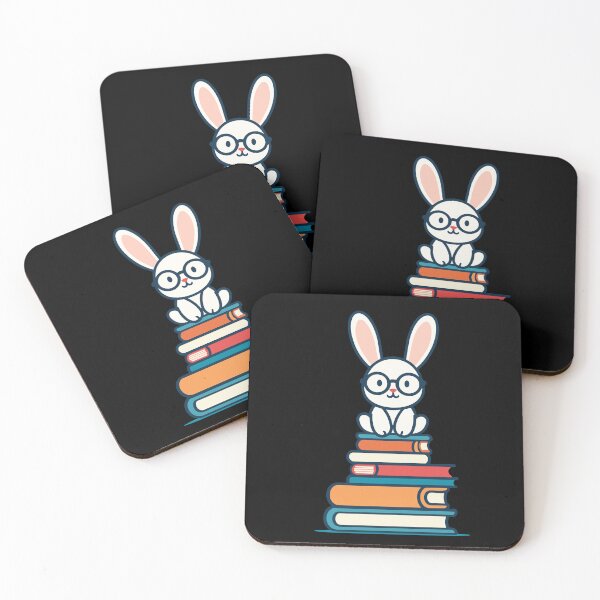 Item preview, Reading Bunny Enthusiastic Book Lover Bunny designed and sold by LuminOrb.