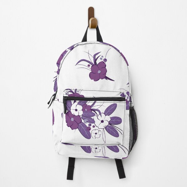 Item preview, Purple flowers on a white background designed and sold by Alex Blud.