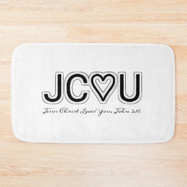 Item preview, JC♡U - Jesus Christ Loves You  designed and sold by Kangaroo Sun.