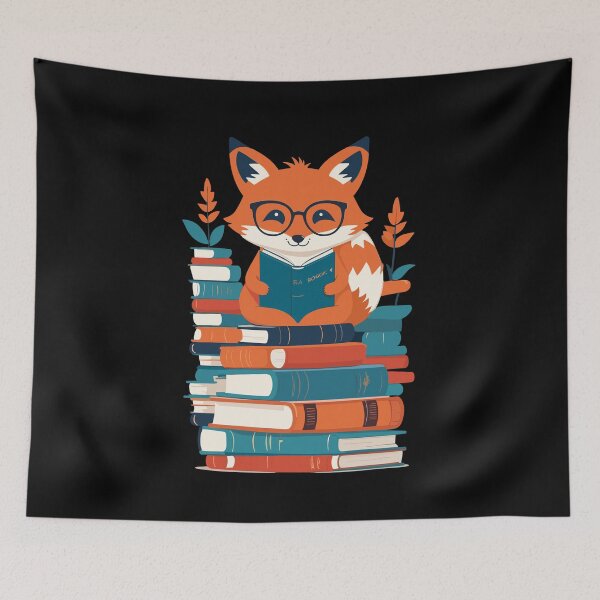 Item preview, Niedlicher Buch Liebhaber Bücherwurm Fuchs designed and sold by LuminOrb.