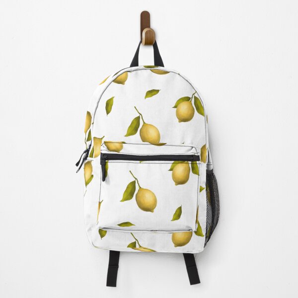 Item preview, Summer Yellow Lemon with bright green leaves, hand draw seamless pattern designed and sold by GorXena.