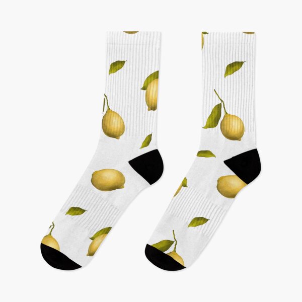 Item preview, Summer Yellow Lemon with bright green leaves, hand draw seamless pattern designed and sold by GorXena.