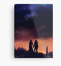Earth meets the Sky Metal Print