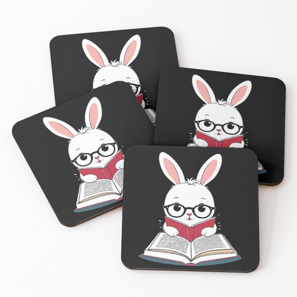 Item preview, Reading Bunny Enthusiastic Book Lover designed and sold by LuminOrb.