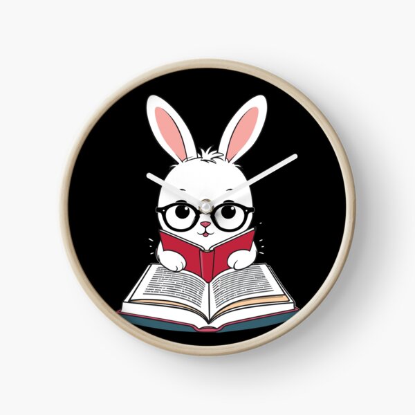 Item preview, Reading Bunny Enthusiastic Book Lover designed and sold by LuminOrb.