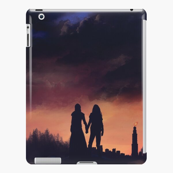 La tierra se encuentra con el cielo Funda rígida para iPad