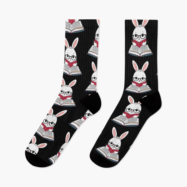 Item preview, Reading Bunny Enthusiastic Book Lover designed and sold by LuminOrb.