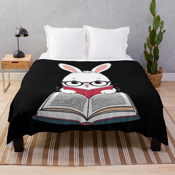 Item preview, Reading Bunny Enthusiastic Book Lover designed and sold by LuminOrb.