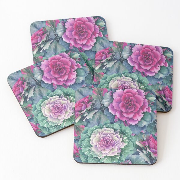 Item preview, Watercolor flowering Kale designed and sold by Ekaterina Glazkova.