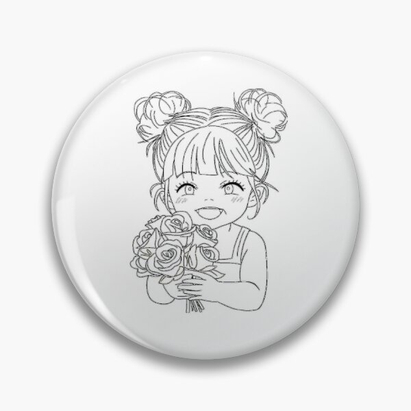 Item preview, Girl holding flower designed and sold by BlissfulBlossom.