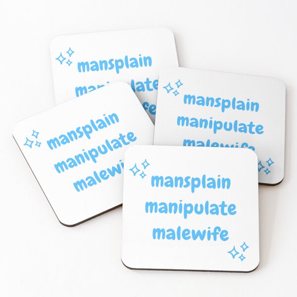 Item preview, mansplain manipulate malewife t-shirt/hoodie designed and sold by asterkosch.