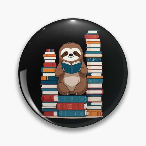 Item preview, Lustiges Buchliebhaber Faultier Niedliches Bücher designed and sold by LuminOrb.