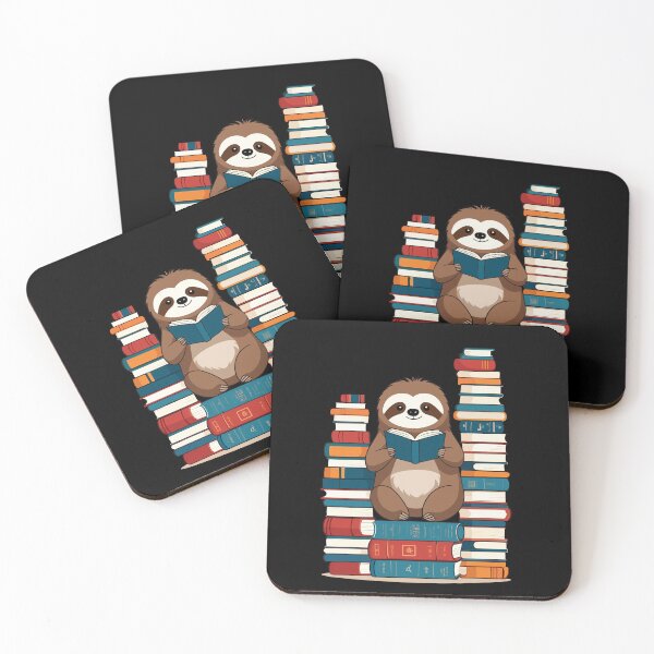 Item preview, Lustiges Buchliebhaber Faultier Niedliches Bücher designed and sold by LuminOrb.