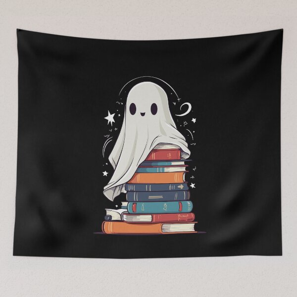 Artikelvorschau, Lustiger Kleiner Buchliebhaber Halloween Gespenst entworfen und verkauft von LuminOrb.