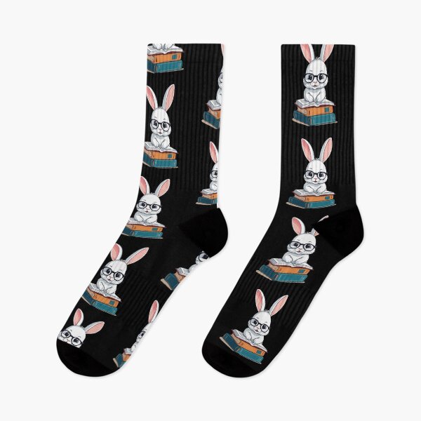 Item preview, Reading Bunny Enthusiastic Book Lover Style designed and sold by LuminOrb.