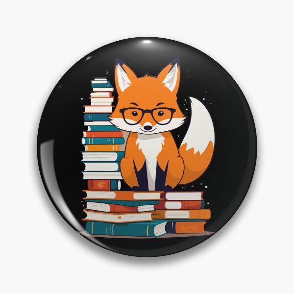 Item preview, Cute Fox Bookworm Funny Reading Lover Design designed and sold by LuminOrb.