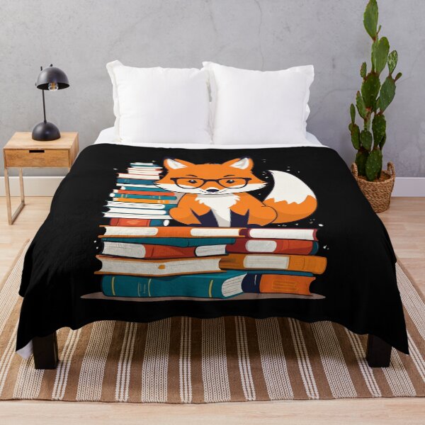 Item preview, Cute Fox Bookworm Funny Reading Lover Design designed and sold by LuminOrb.