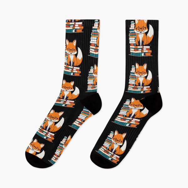 Item preview, Cute Fox Bookworm Funny Reading Lover Design designed and sold by LuminOrb.