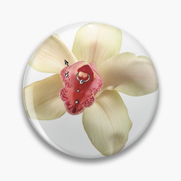 Item preview, yellow orchid with piercings designed and sold by esk1ss.