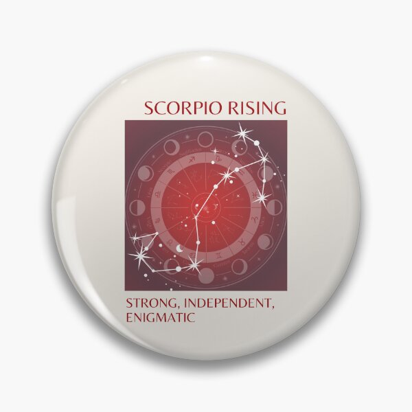 Item preview, Scorpio, Scorpio Rising Sign, Scorpio Zodiac, Red Aura Gradient designed and sold by Magic Love Art Print.