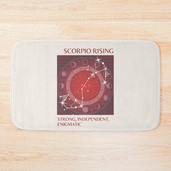 Item preview, Scorpio, Scorpio Rising Sign, Scorpio Zodiac, Red Aura Gradient designed and sold by Magic Love Art Print.
