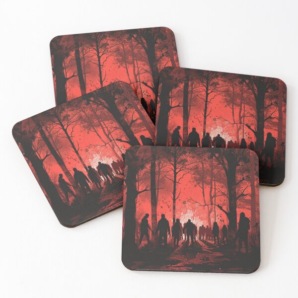 Item preview, Zombie Haunted Forest Blood Moon Eclipse designed and sold by Nightarcade.