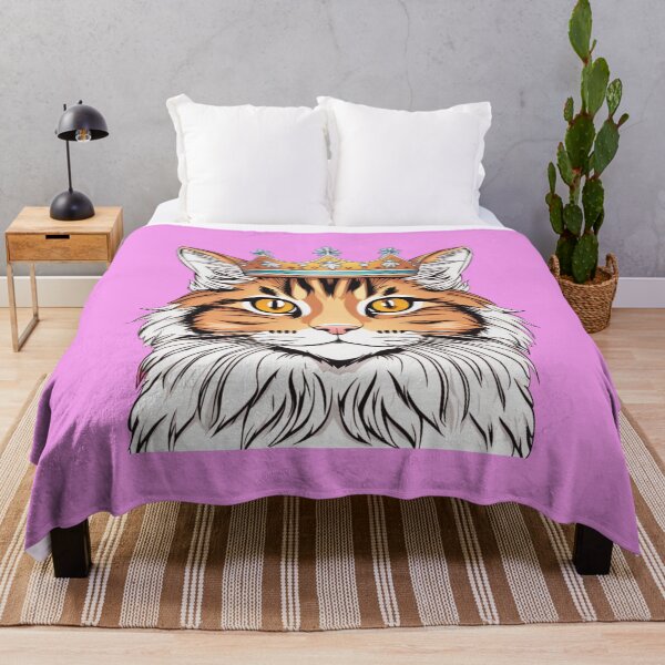 Item preview, "Pink bliss" - Siberian Forest Cat designed and sold by VariousGoodies.