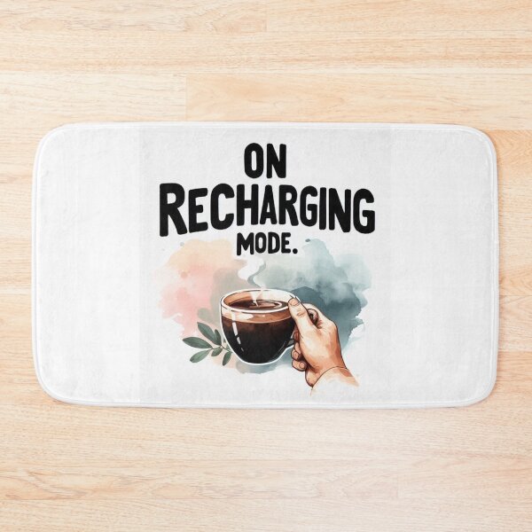 Item preview, On Recharging Mode Coffee Cup Quote designed and sold by Nanthanon.