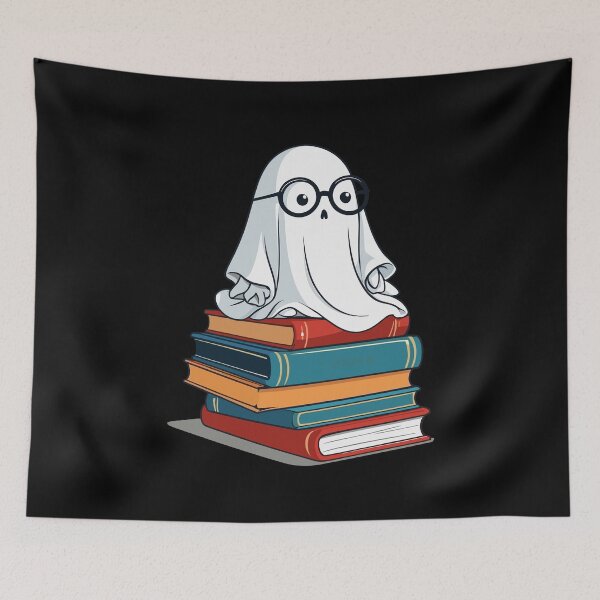 Item preview, Funny Little Ghost Buchliebhaber Halloween designed and sold by LuminOrb.