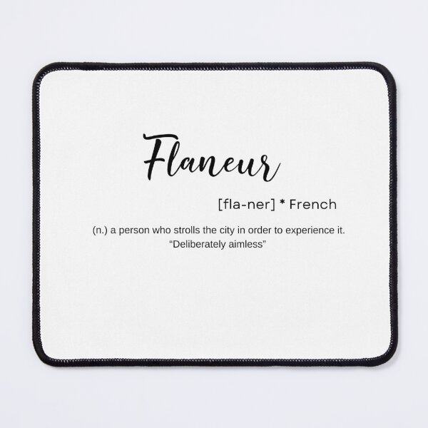 Item preview, Flaneur, adventurer, traveller, city stroller, nomad designed and sold by LaughandLaugh.
