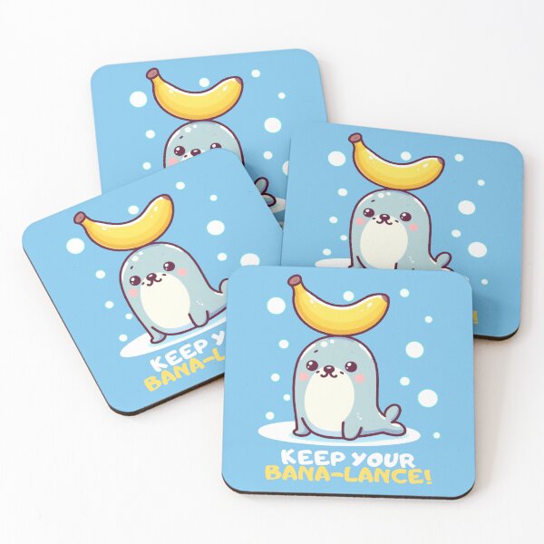 Item preview, Keep your bana-lance! - cute banana seal vol. 2 designed and sold by Funny-Banana.